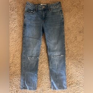 Abercrombie Kids High Rise Straight Jeans